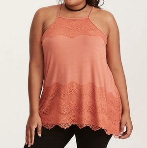 Torrid super soft tank top with lace